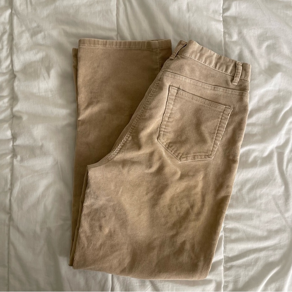 Tan corduroy pants